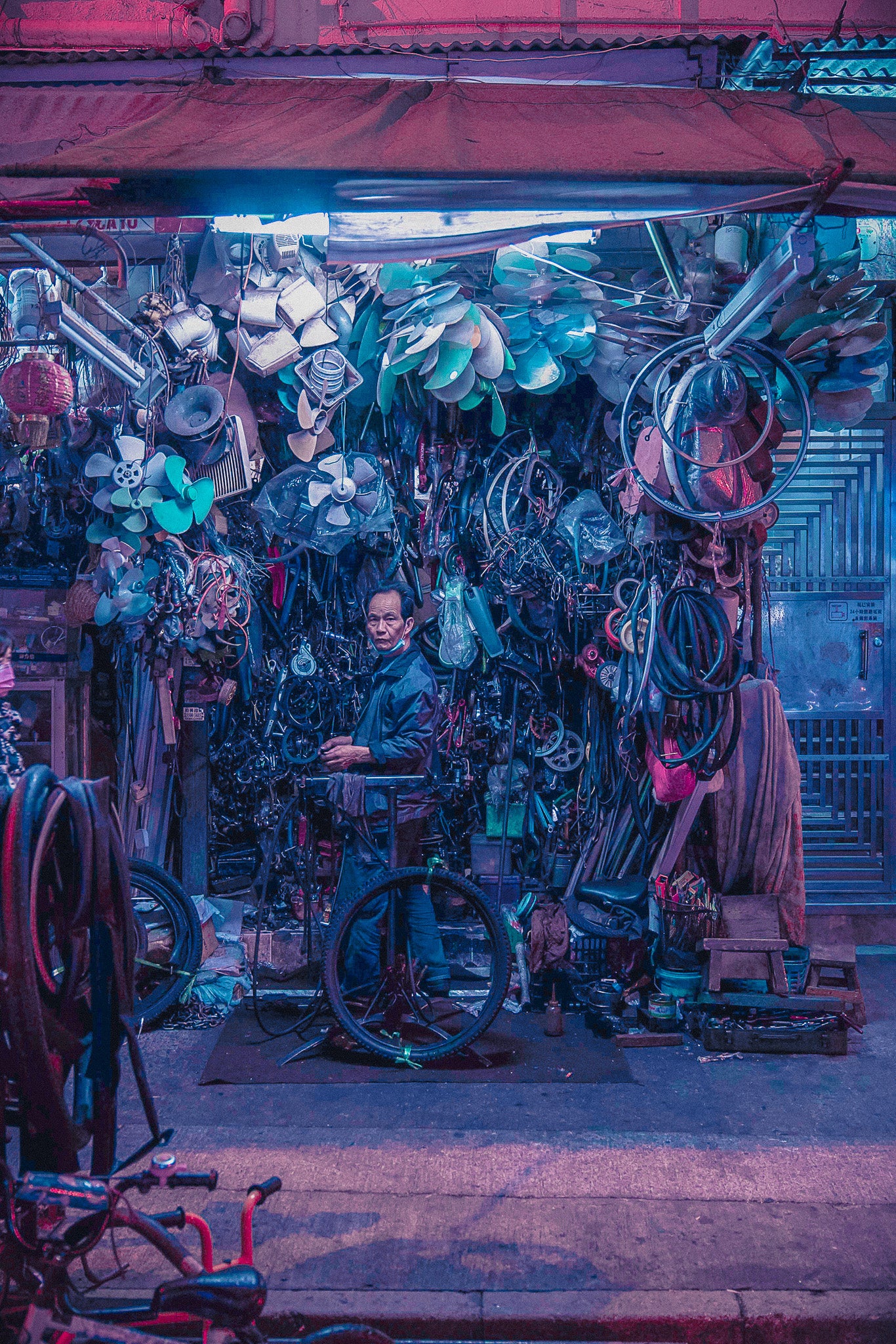 Portrait of Bicycle Man