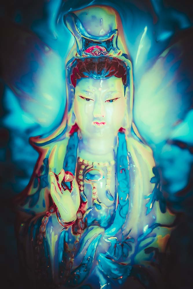 Kwun Yum in the Palace of the Lotus Flower