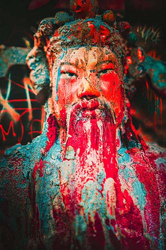 original colour reproduction of this artwork featuring Mighty Emperor Kwan Yan